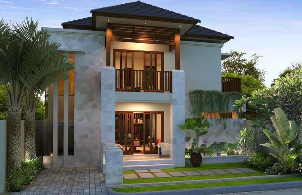 model rumah minimalis bertingkat 2 modern