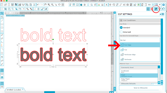 can't bold text silhouette studio work around hack silhouette cameo tutorial