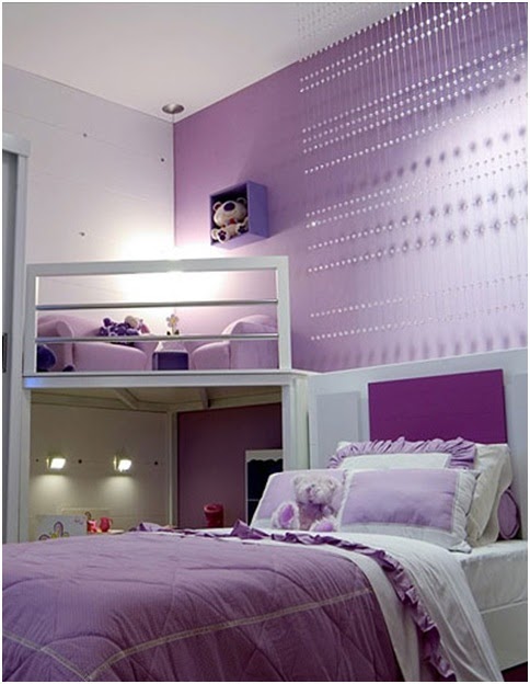  LILAC  BEDROOM  FOR GIRLS BEDROOM  DECORATING IDEAS 