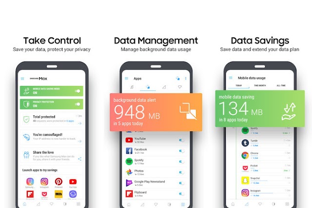 تطبيق Samsung Max لتقليل إستهلاك البيانات