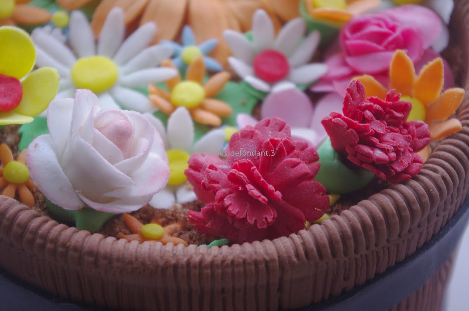 Jardinera pequeña | Pasteles de fondant