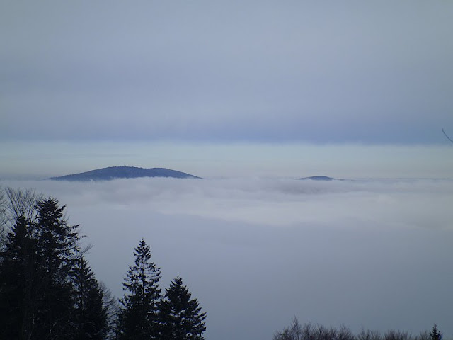 Morze mgieł ze Śnieżnicy.