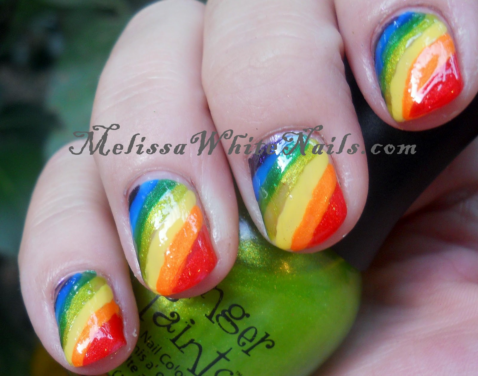Adventures of a Nail Tech: 31 Day Nail Art Challenge : Day 9 - Rainbow ...