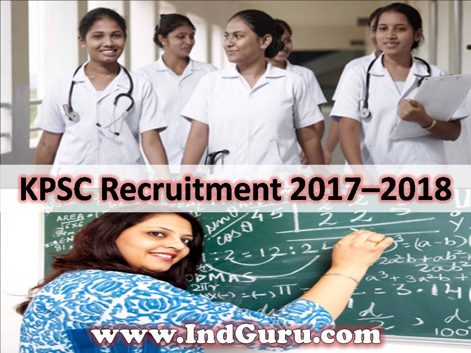 KPSC Recruitment 2017–2018 KPSC Recruitment