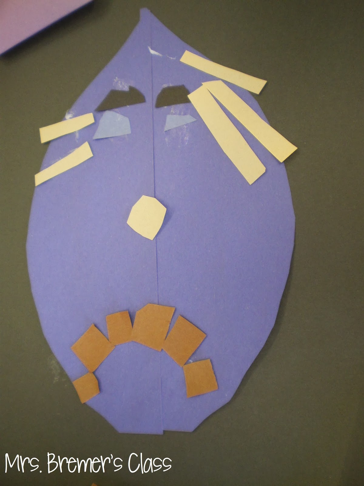 Art activities that show feelings...in Picasso's style! #kindergarten #1stgrade #kindergartenart #1stgradeart