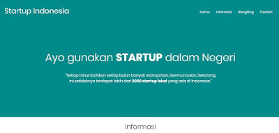 Contoh Website Statis