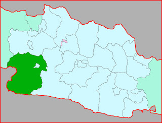 Gambar Peta Lokasi Kabupaten Sukabumi