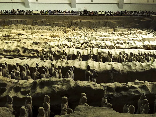 Terracotta Army Pit 1 near Xi'an China