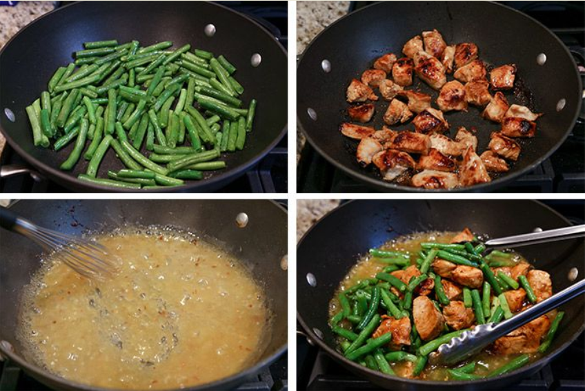 Honey Lemon Chicken and Green Beans Stir Fry Chicken Recipes