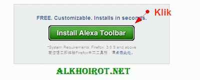 Pasang install alexa toolbar