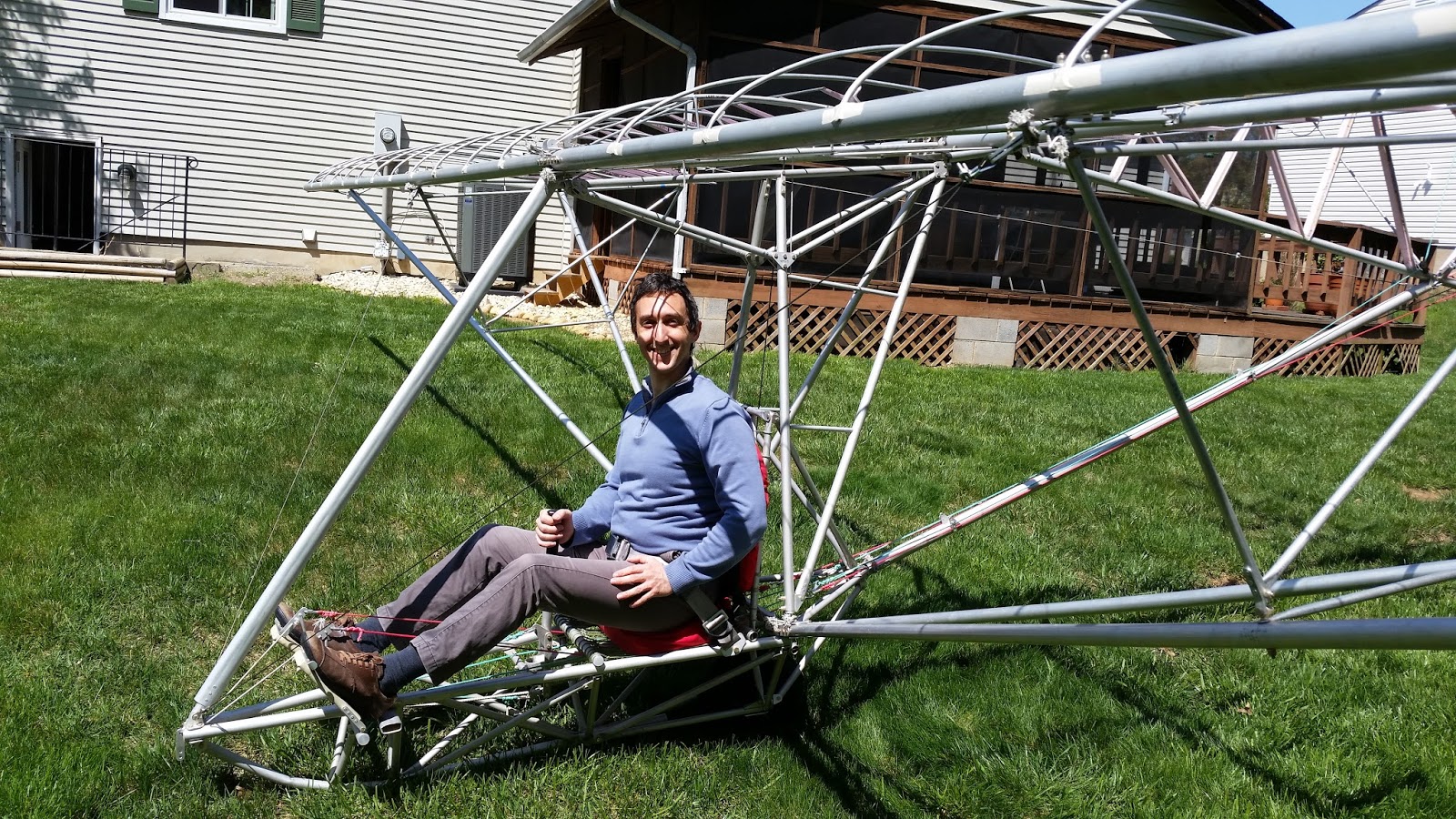 Building adventures of an Ultralight Glider Glorious spring!