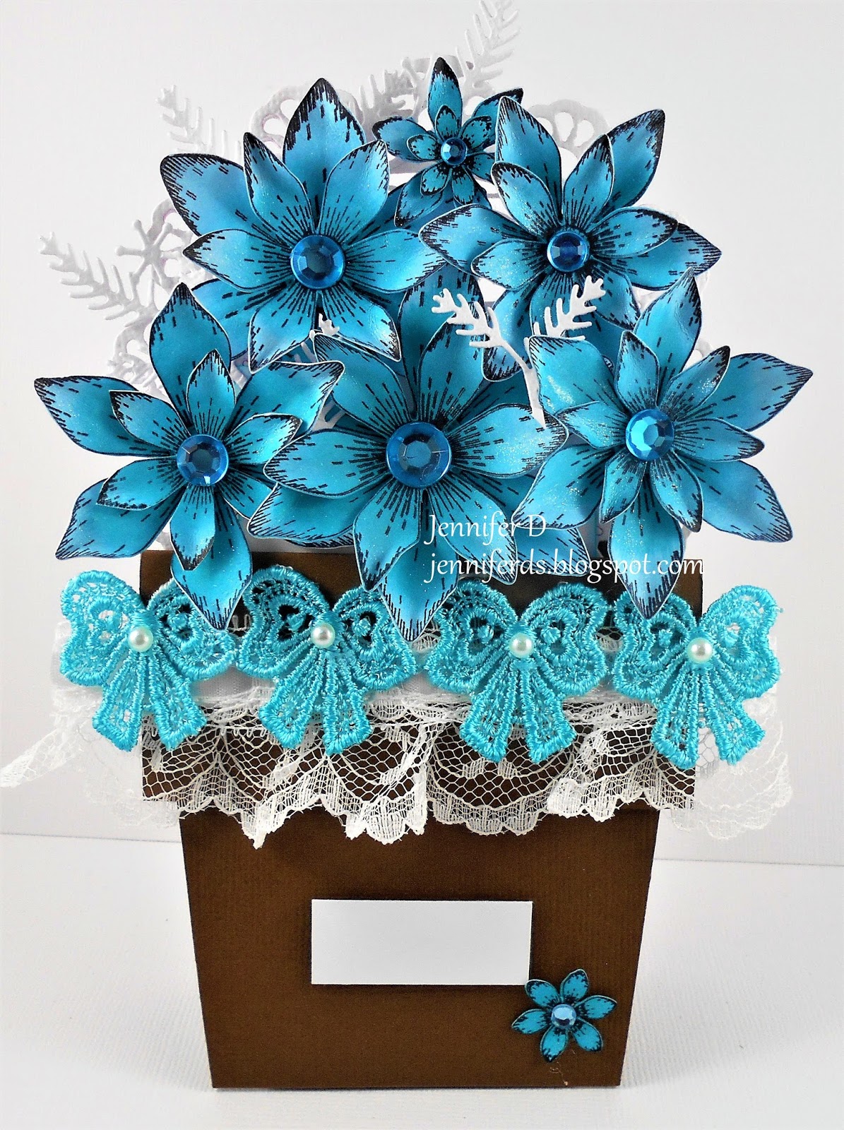 JenniferD's Blog Heartfelt Creations Flowerpot Tutorial