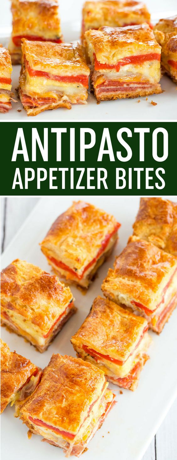 ANTIPASTO SQUARES RECIPE Sahara's Cooking