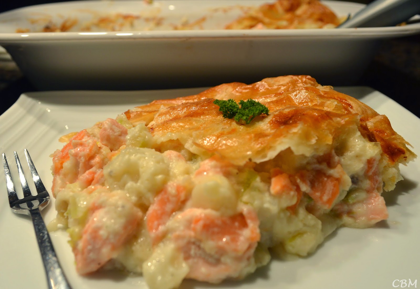 Dans la cuisine de Blancmanger Pâté au saumon frais style "pot en pot"