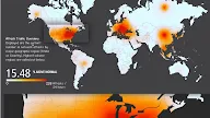 Real Time Internet Traffic Map