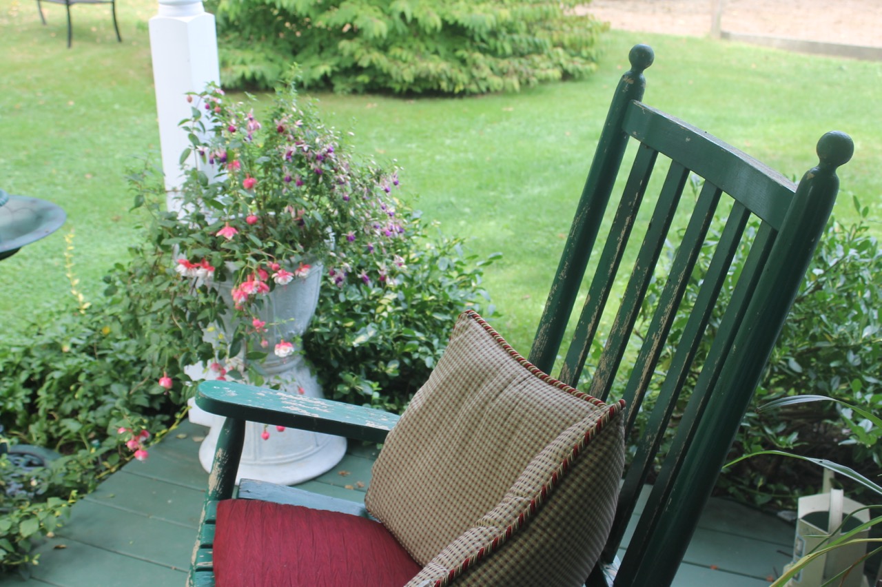 Pam's English Cottage Garden Inviting Places to Sit in the Garden