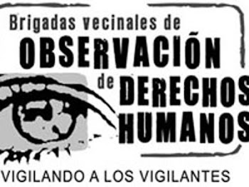Logotipo de las Brigadas Vecinales de Observación de los Derechos Humanos.Brigadas vecinales