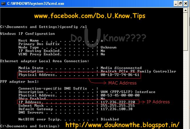 How To Find Your IP and MAC Addresses On Windows | Do You Know
