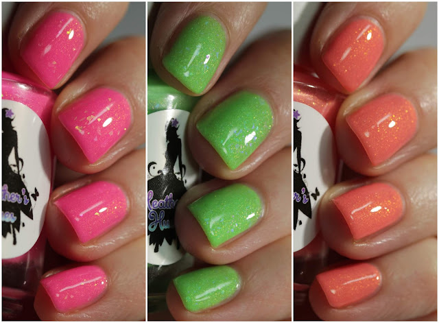 Heather's Hues Merry Dancers Trio swatch by Streets Ahead Style