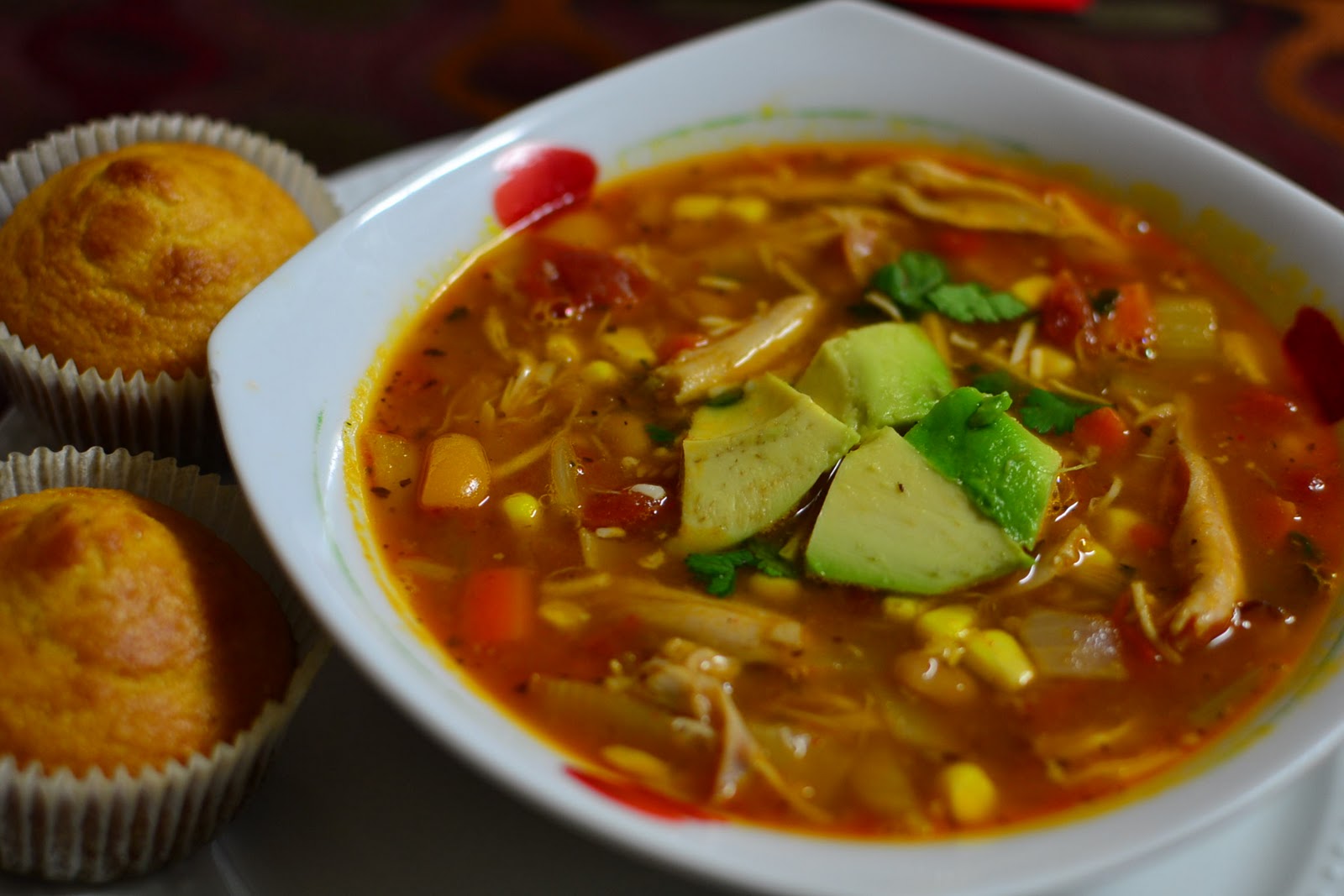 Sunitha's Kitchen chicken Tortilla soup