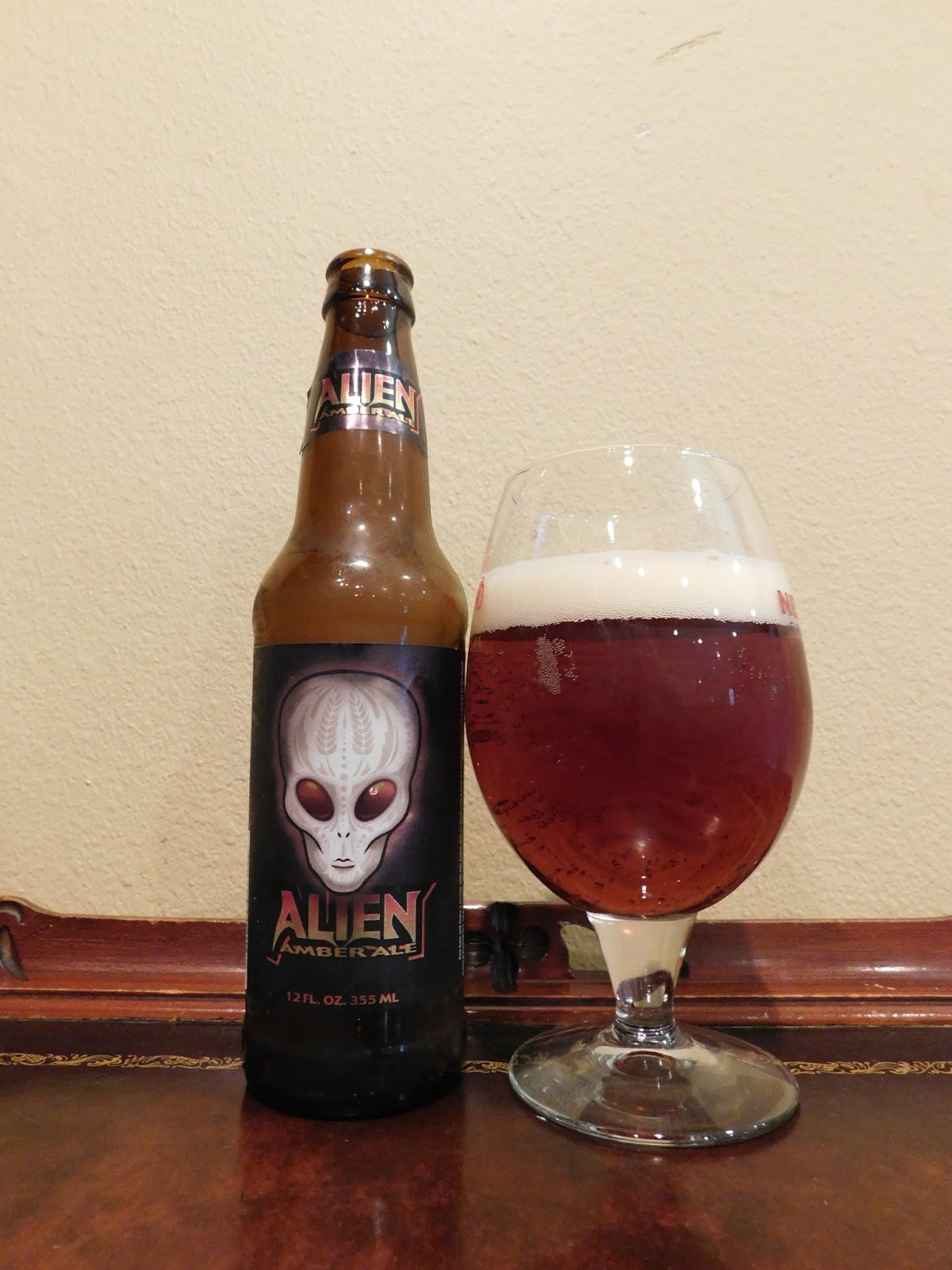 Doing Beer Justice Alien Amber Ale