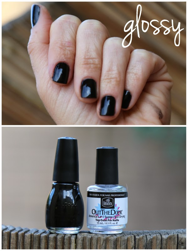 I Love Black Polish And Cannot Lie Gloss Dirt Sinful Colors In Black On Out The Door Top Coat