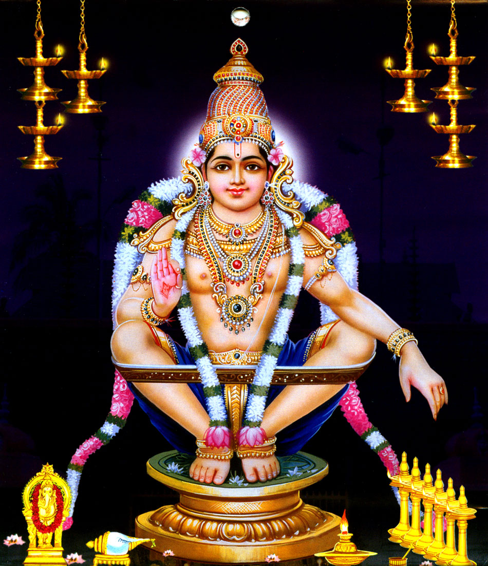 Lord Ayyappa Hindu God of Sabarimala