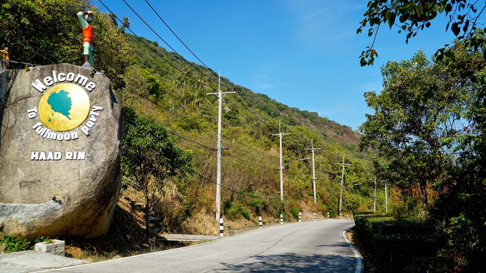 On the way to Haad Rin beach