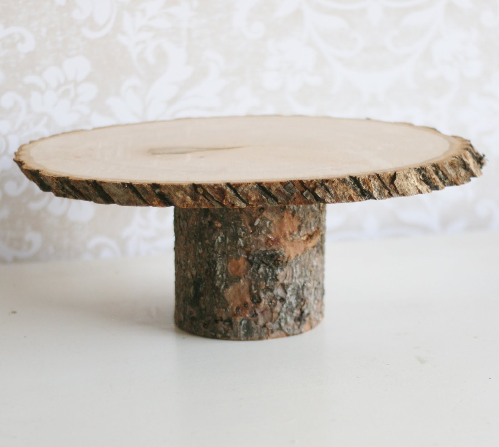 Hill Designs Individual Cake Stands Made From Rustic Wood Tree