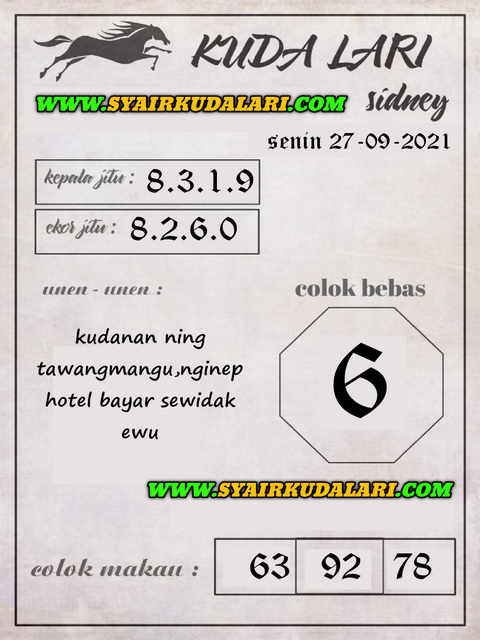 PREDIKSI SYDNEY COJEEL