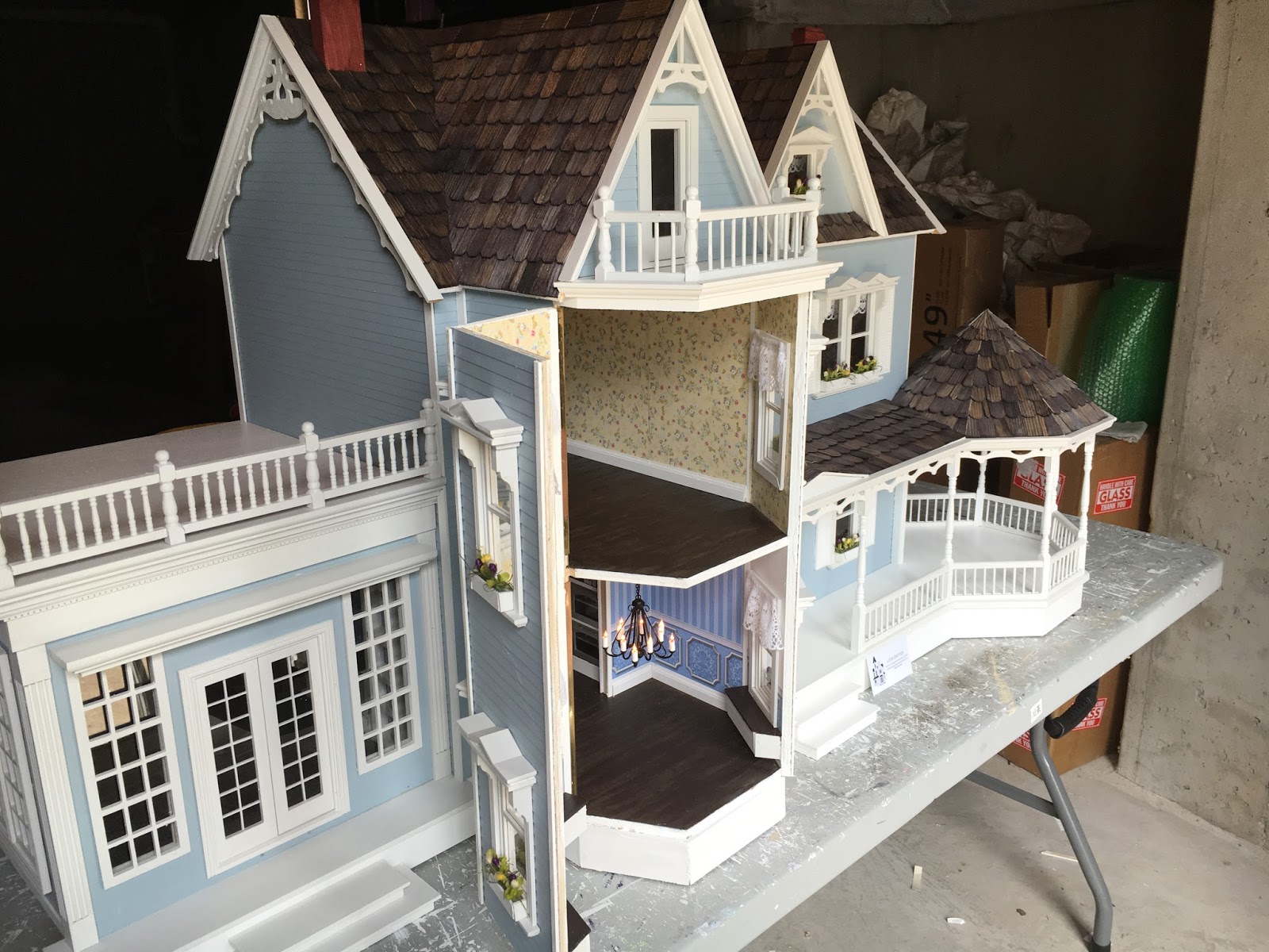 Little Darlings Dollhouses Custom Finished Harborside Mansion