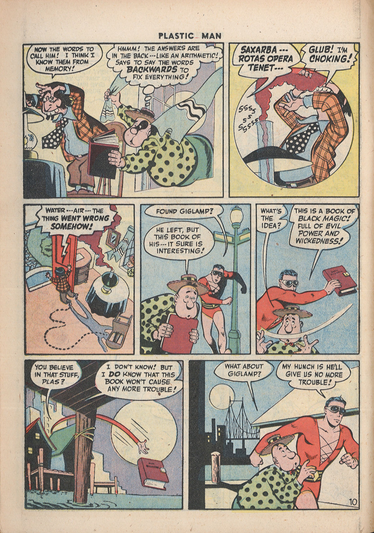 Read online Plastic Man (1943) comic -  Issue #5 - 24