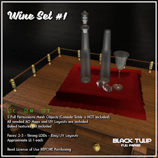 [Black Tulip] Mesh - Wine Set #1