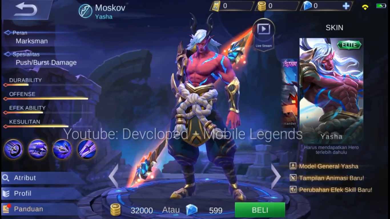 Update Skin Bocoran 2018 Mobile Legends