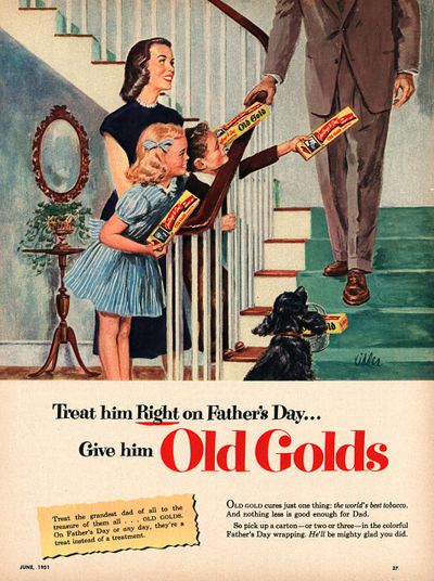 vintage Father's Day advertisement