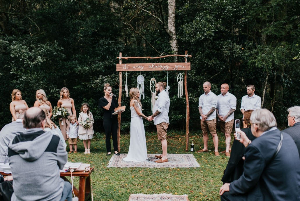KJ IMAGES REAL WEDDING SOUTH COAST NSW BOHO BRIDE