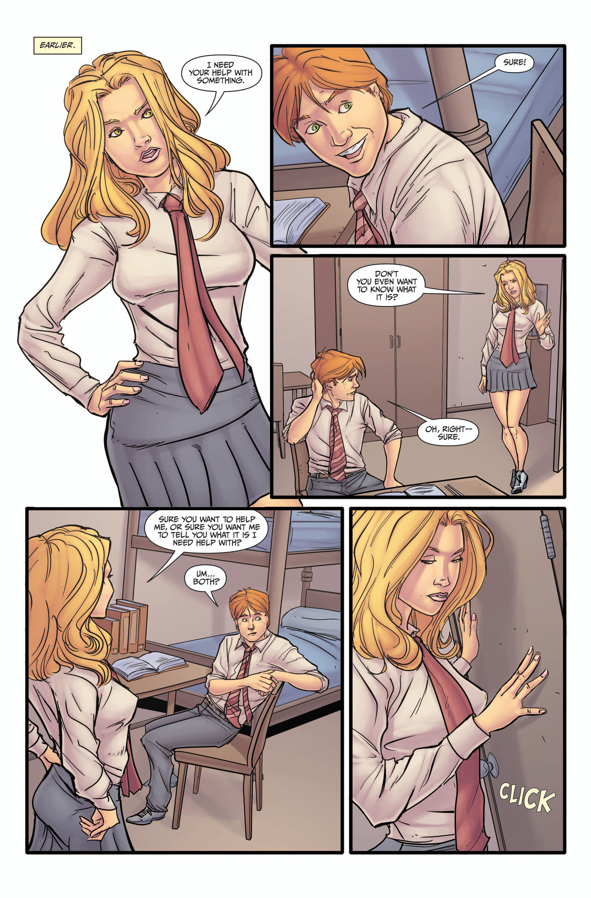 Read online Morning Glories comic -  Issue #4 - 4