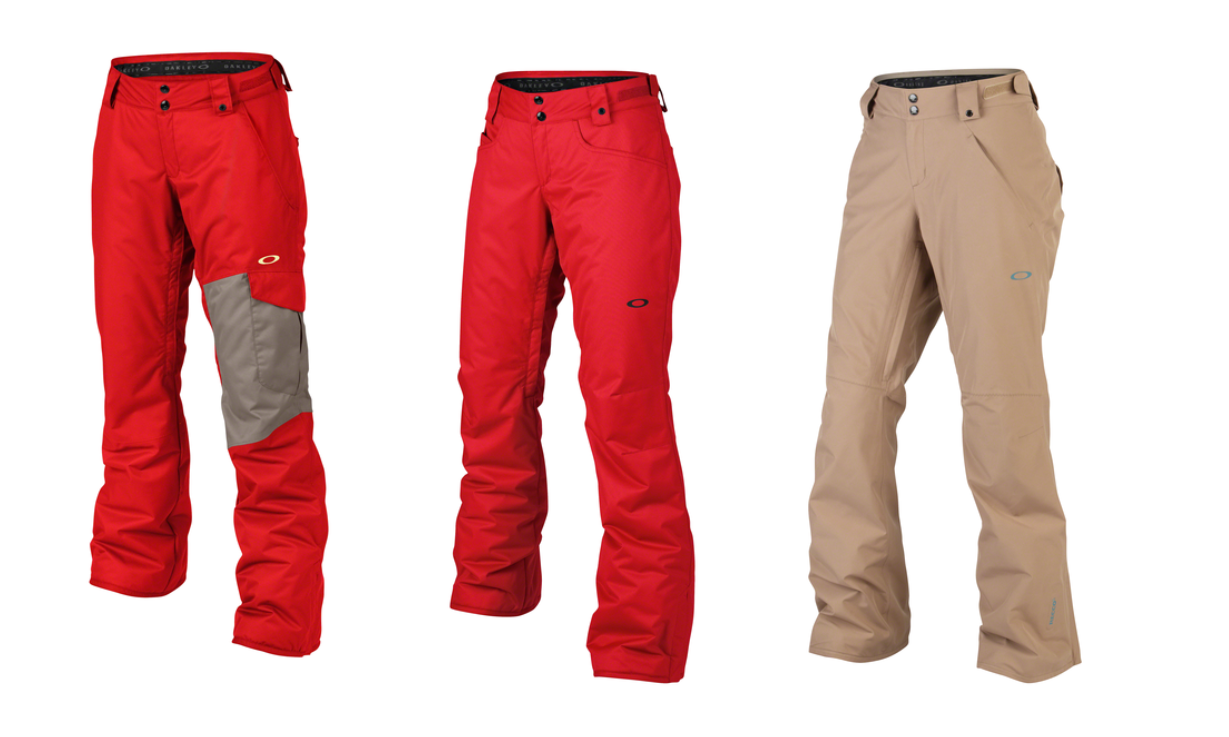 GIRLS PEARLS POWDER Oakley's Proper Red Snowboard Gear