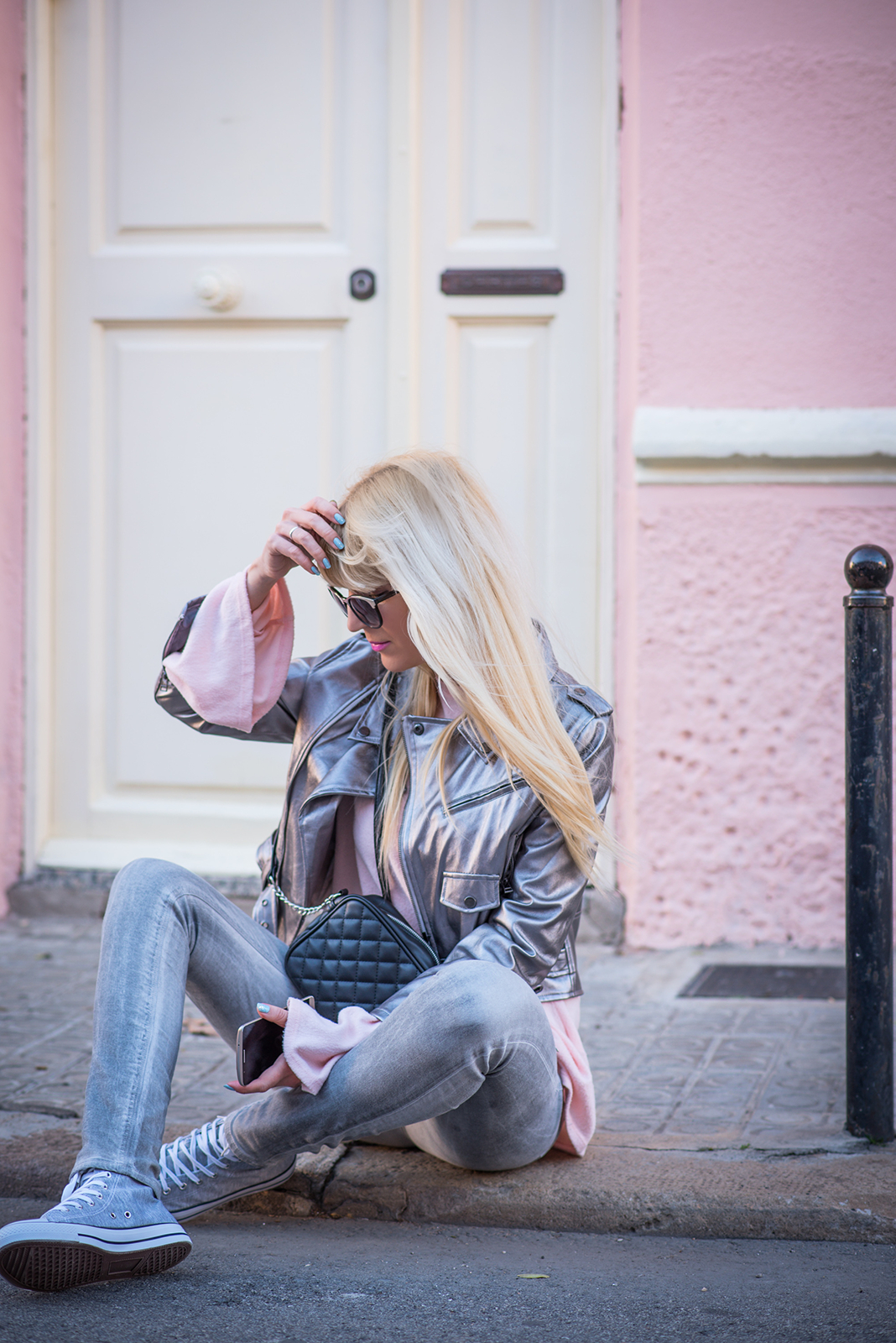 How to wear silver jacket? Fashion Abejita