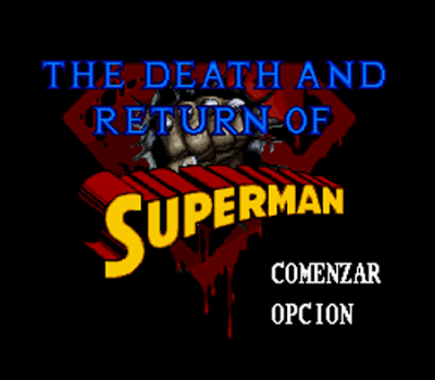 death return superman megadrive