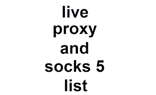 24-08-20 | live proxy and socks 5 list