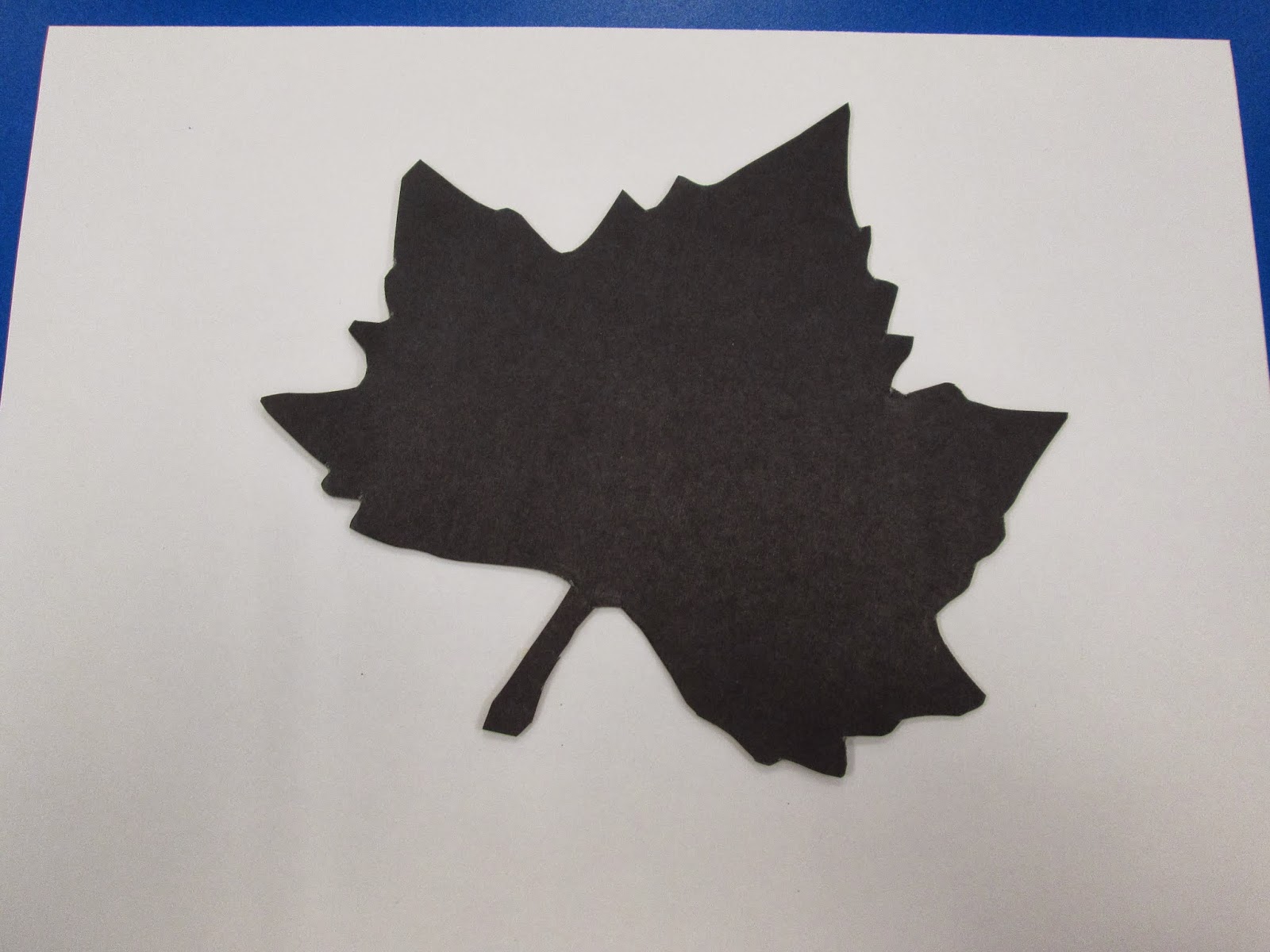 Adventures in Third Grade: Leaf Sponge Art