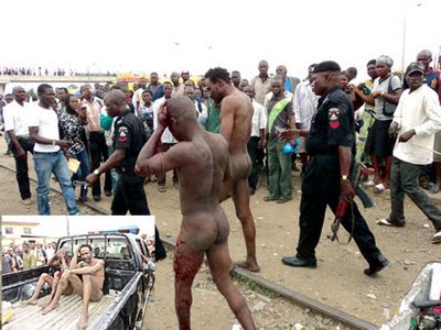 Angry Mob Attacked Alleged Human Eaters In Lagos
