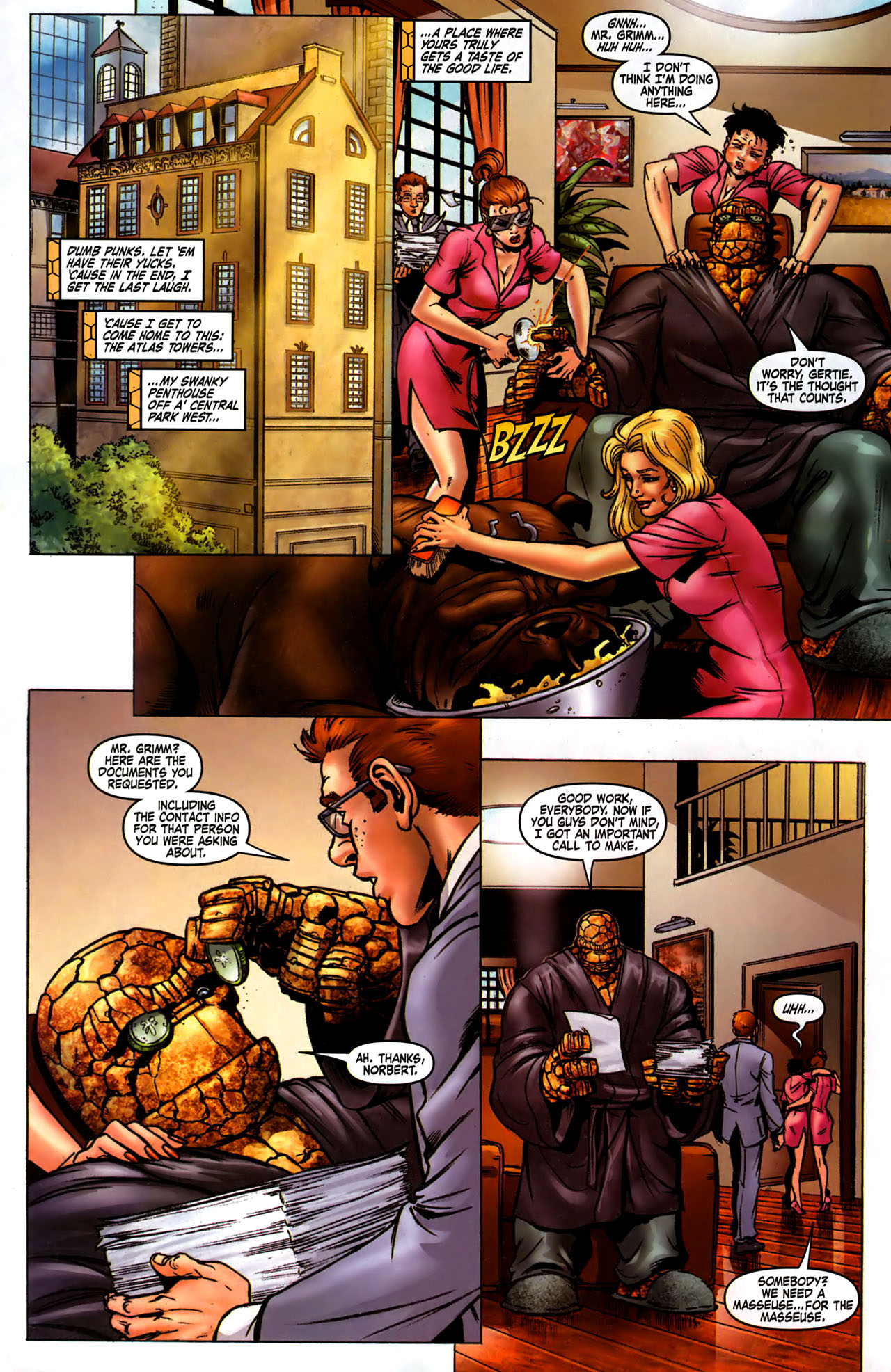 Read online The Thing (2006) comic -  Issue #5 - 12