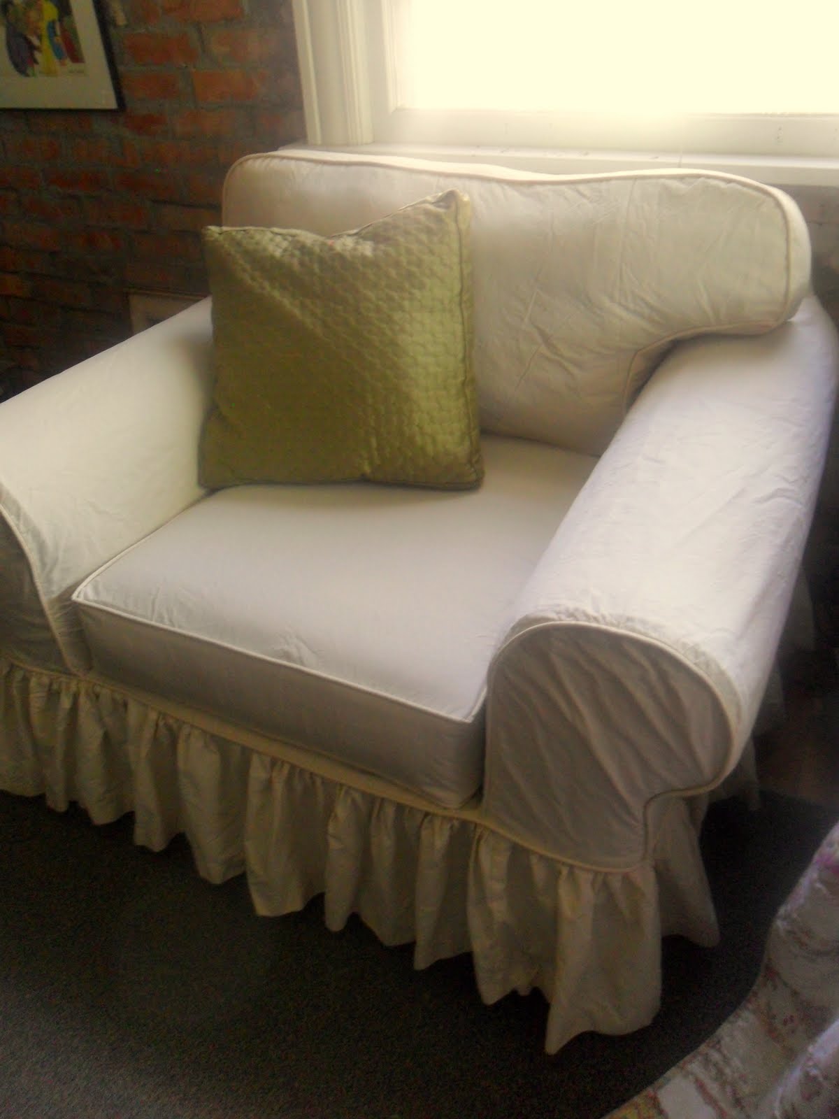 Custom Slipcovers by Shelley Oversized Chair and Some DVD Testimonials