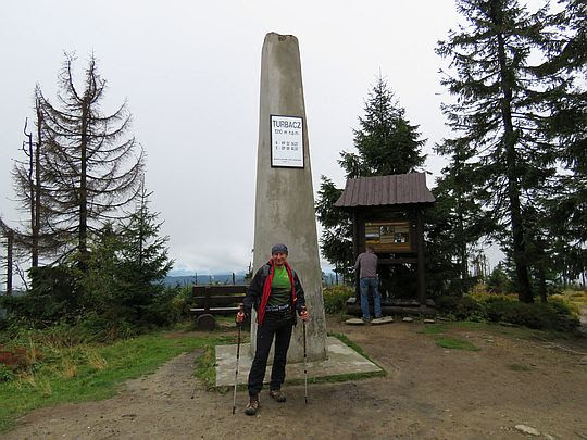 Turbacz (1310 m n.p.m.). Turbacz (1310 m n.p.m.).