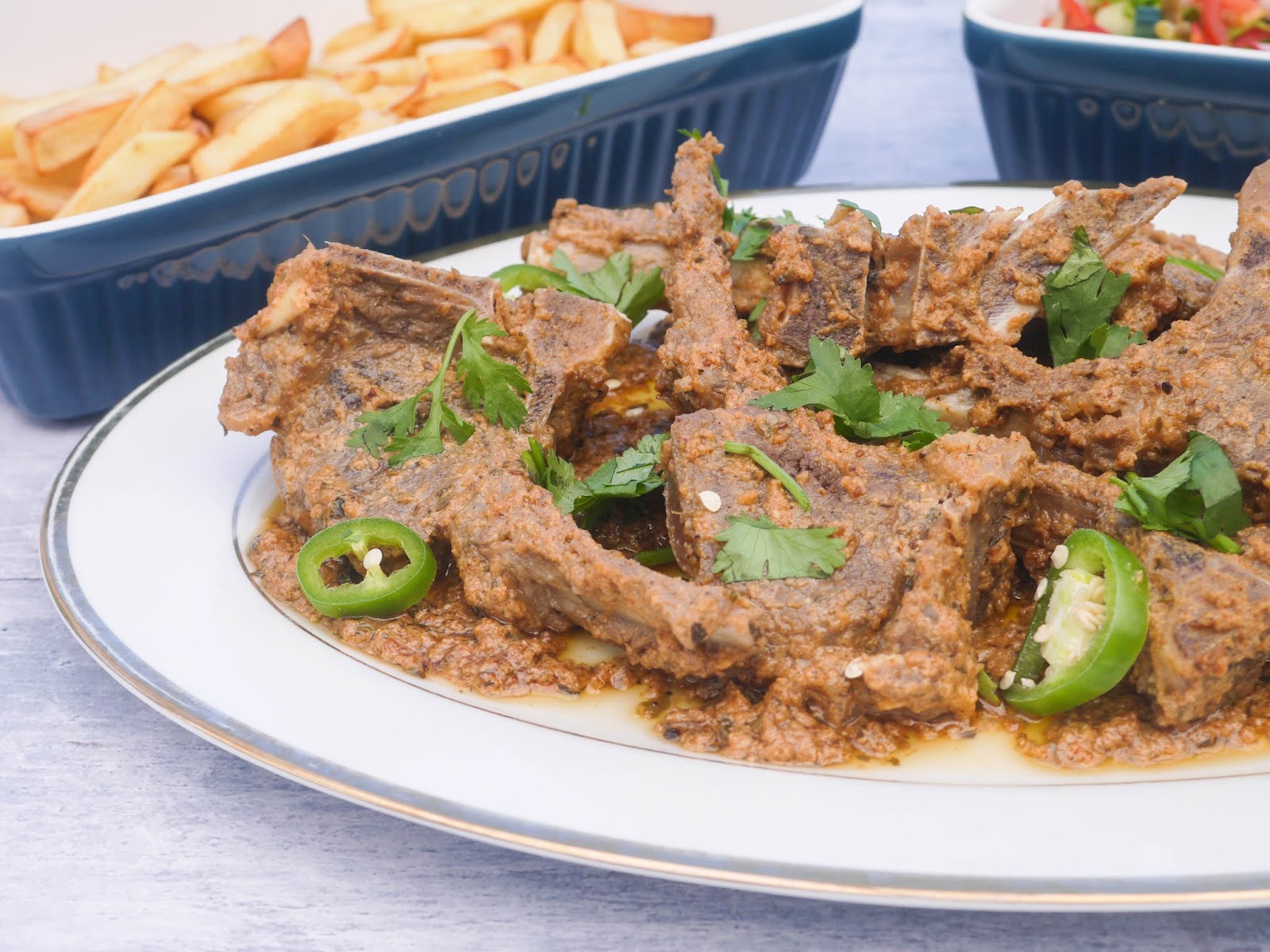 This Muslim Girl Bakes Masala Lamb Chops.