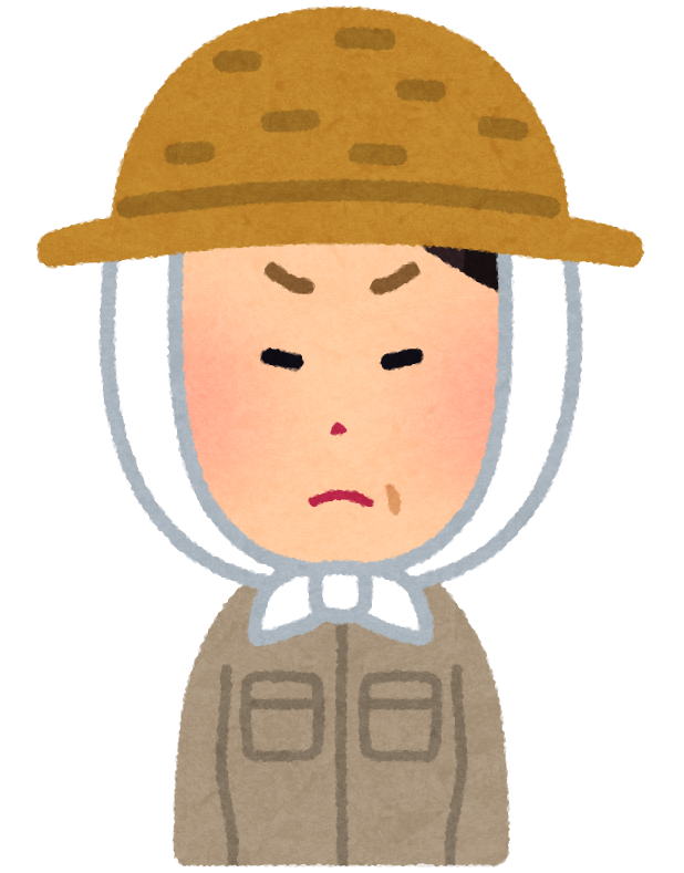 いろいろな表情の農家の女性のイラスト 喜怒哀楽 かわいいフリー素材集 いらすとや