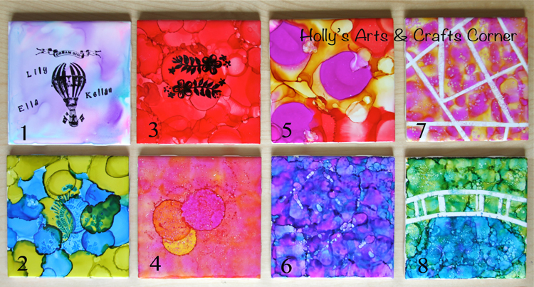 Holly's Arts and Crafts Corner: Craft Project: Alcohol Ink 