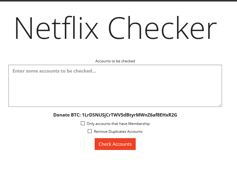 Netflix Checker Free Premium Accounts